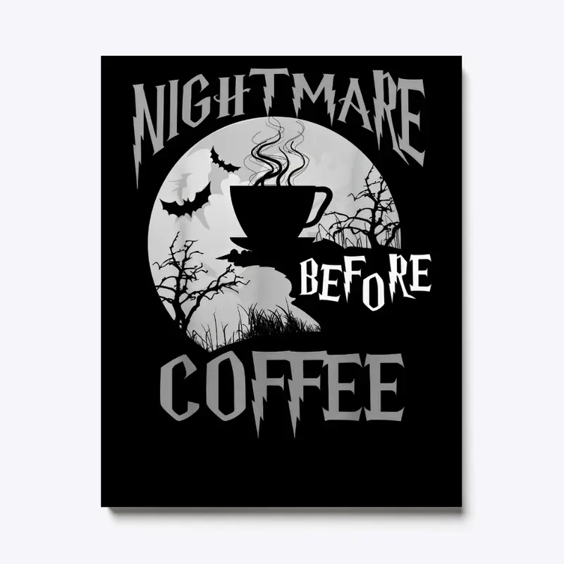 Cute Nightmare Before Coffee Halloween