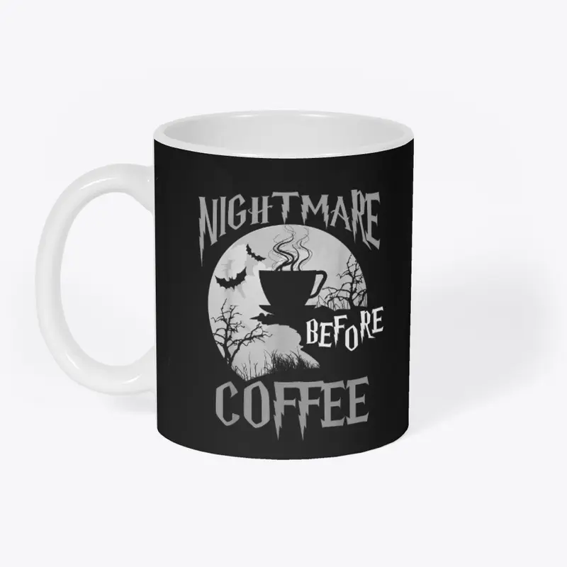 Cute Nightmare Before Coffee Halloween