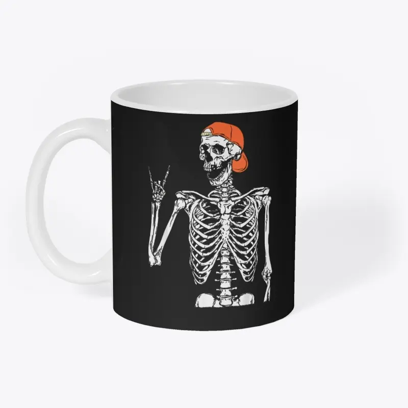 Vintage Funny Skeleton Music