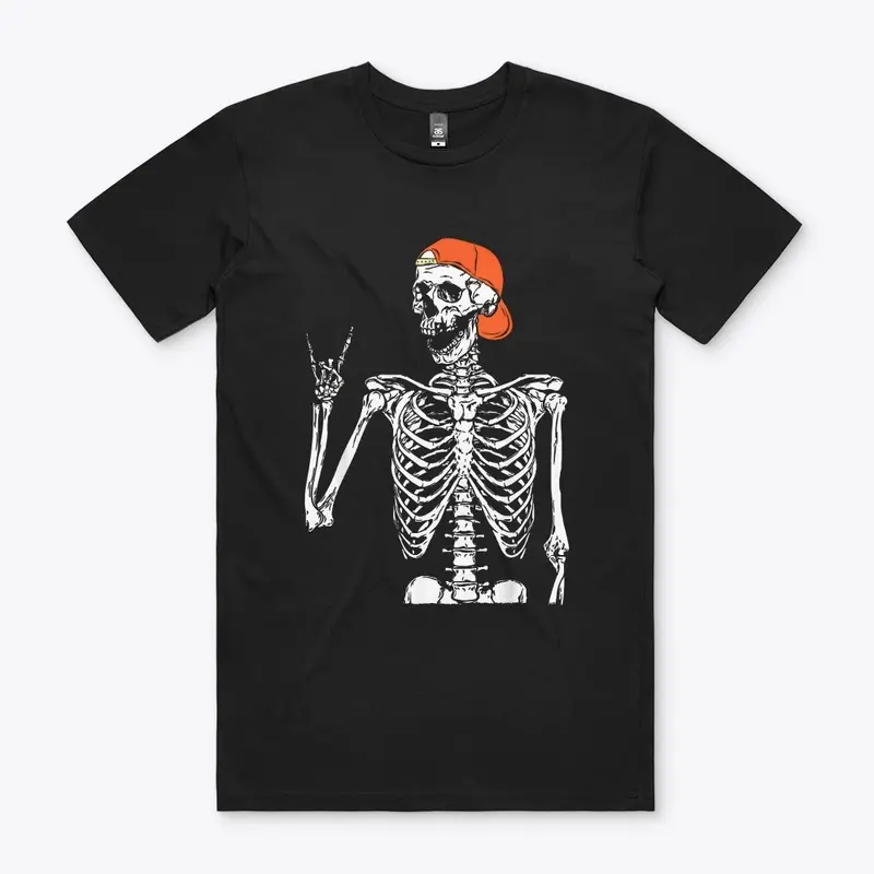 Vintage Funny Skeleton Music