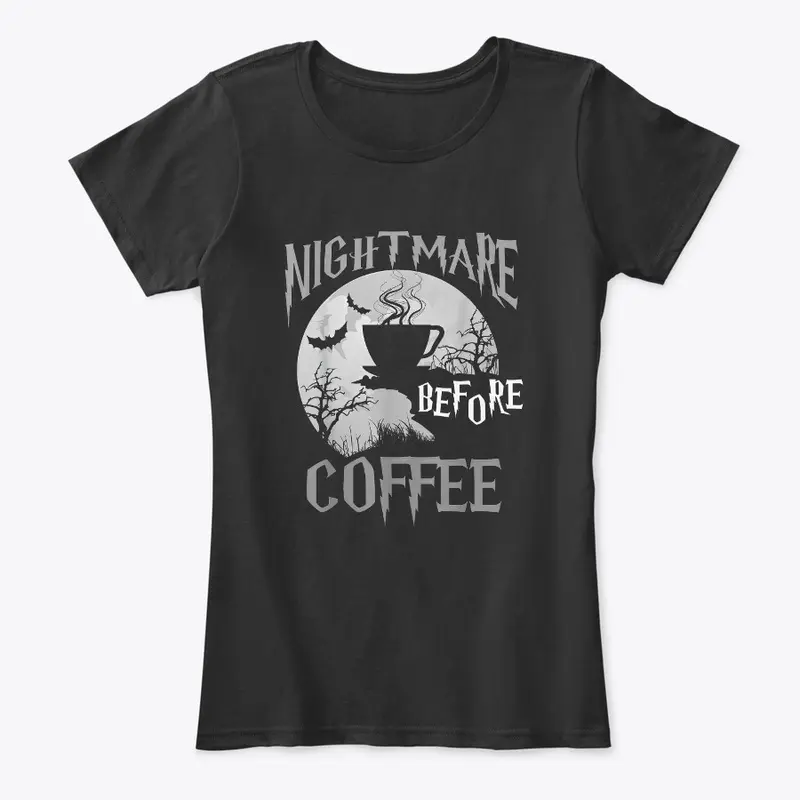 Cute Nightmare Before Coffee Halloween