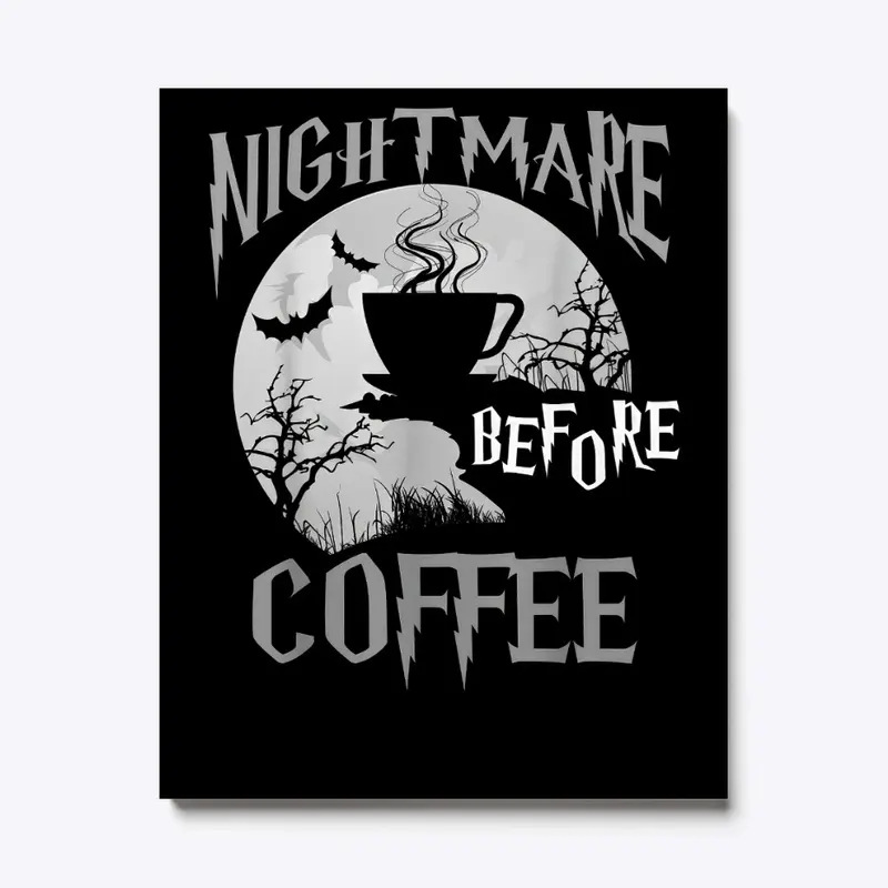 Cute Nightmare Before Coffee Halloween