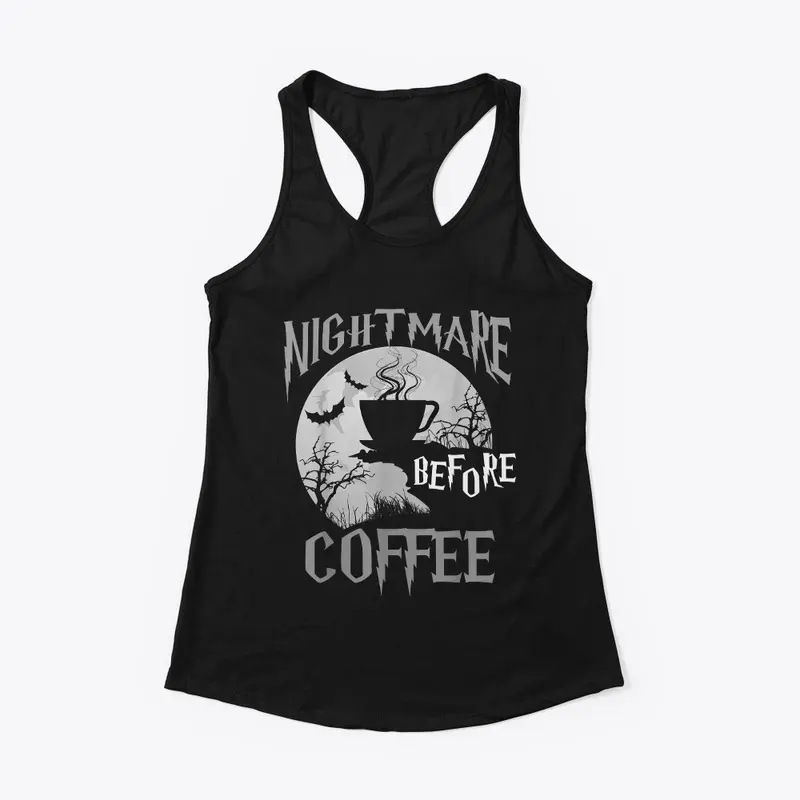 Cute Nightmare Before Coffee Halloween