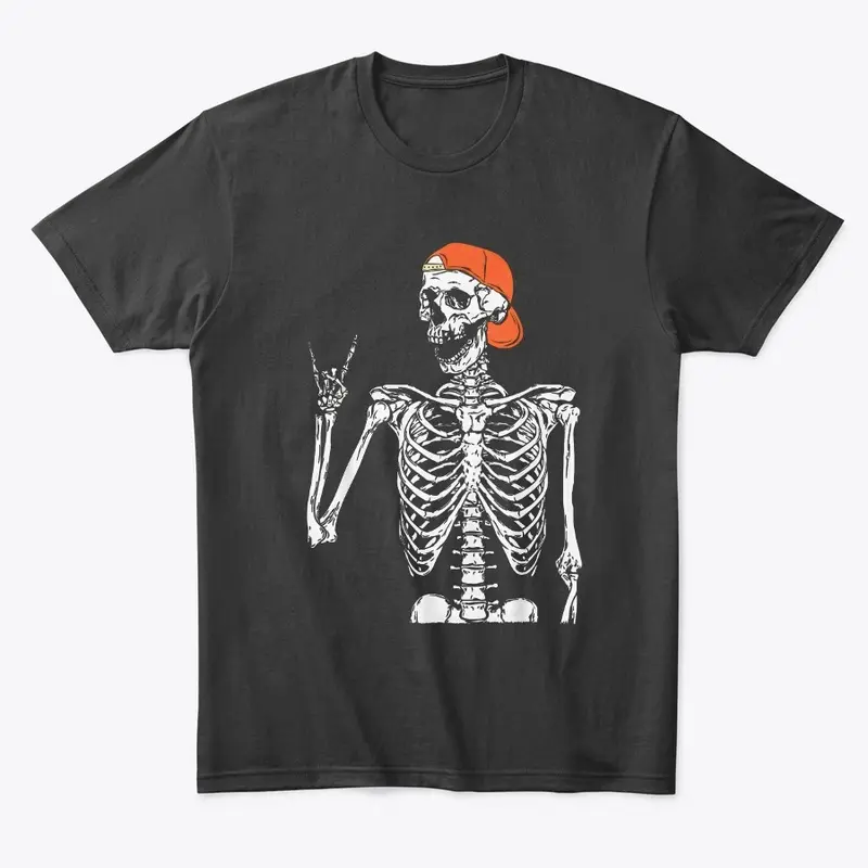 Vintage Funny Skeleton Music